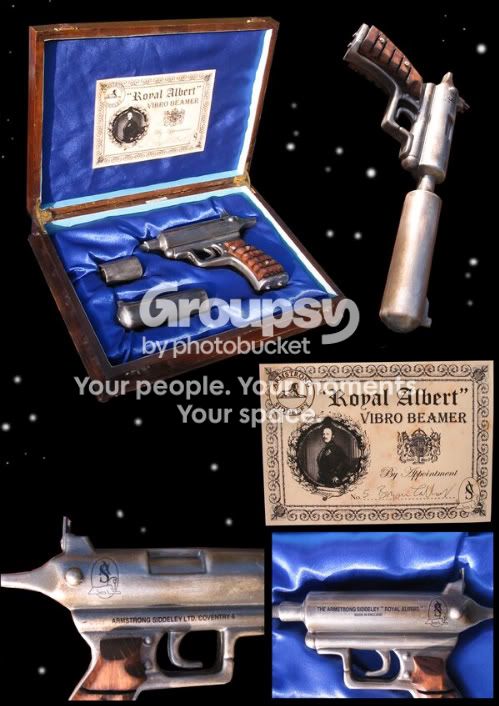 Luther Arkwright's Armstrong Siddeley “Royal Albert” Vibro-Beamer – the most devastating hand held weapon ever devised!